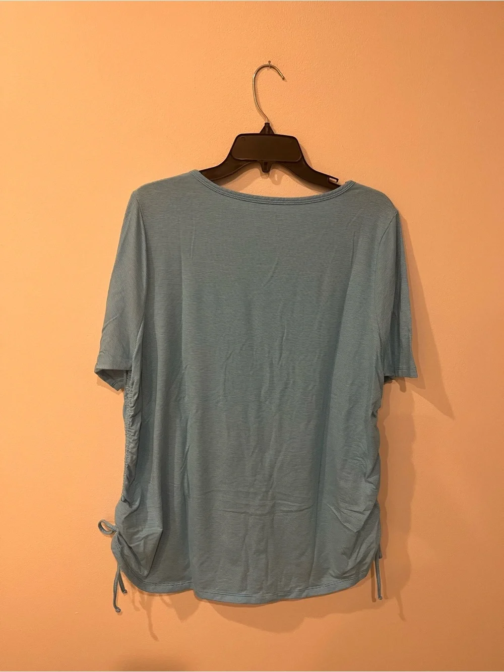 NWOT Lot of 3 Lands' End Side-Ruch Short Elbow Sleeve Tees Size 1X - Picture 5 of 14
